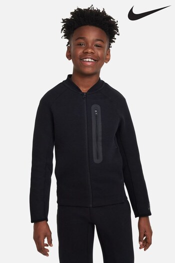 Nike Black Tech Fleece Zip Through Jacket (D60156) | £83