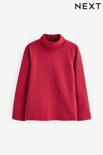 Red High Neck Top (3-16yrs) (D60167) | £8 - £11