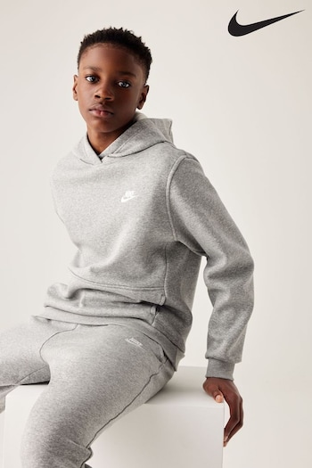 Nike look Grey Club Fleece Overhead Hoodie (D60241) | £40