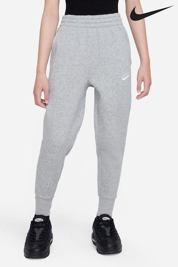 Nike the Grey Club Fleece High-Waisted Fitted Joggers (D60260) | £38