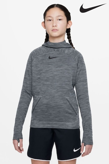 Nike Grey Dri-FIT Academy Pullover Training Hoodie (D60267) | £45