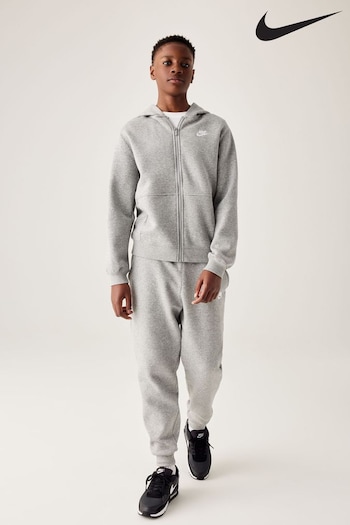 Nike floral Grey Club Fleece Tracksuit (D60270) | £75