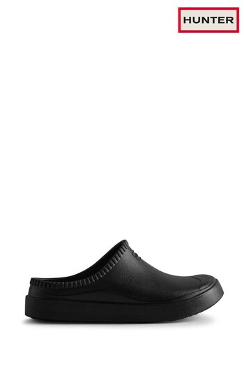 Hunter In/Out Bloom Algae Foam Black Clogs (D60294) | £45