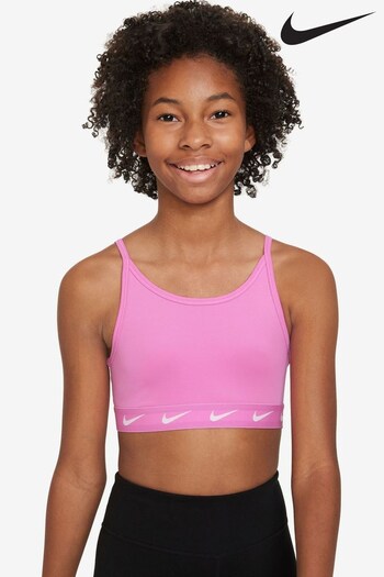 Nike Pink Dri-FIT Logo One Sports Bra (D60316) | £20