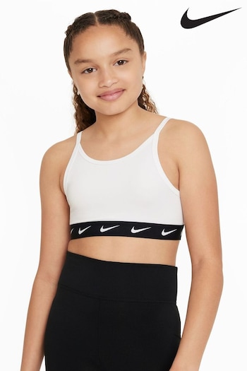 Nike White DriFIT One girls Bra (D60318) | £20
