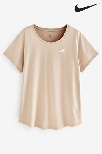 Nike Beige Essential Club T-Shirt (D60325) | £25