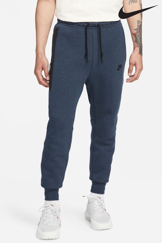 Nike Navy Tech Fleece Joggers (D60347) | £100