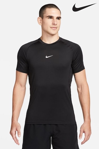 Nike Black Pro Dri-FIT Slim T-Shirt (D60354) | £33