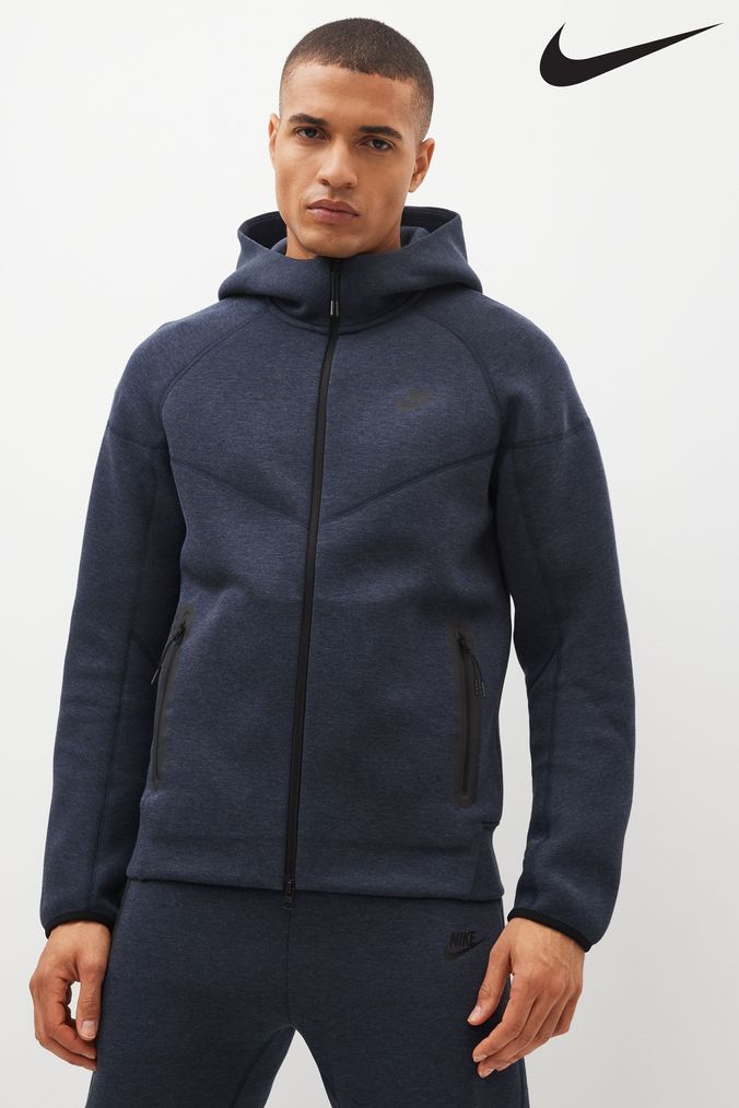 Navy blue and best sale black nike tech