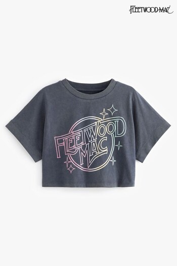 Fleetwood Mac Charcoal Grey Band License T-Shirt (3-16yrs) (D60379) | £15 - £20