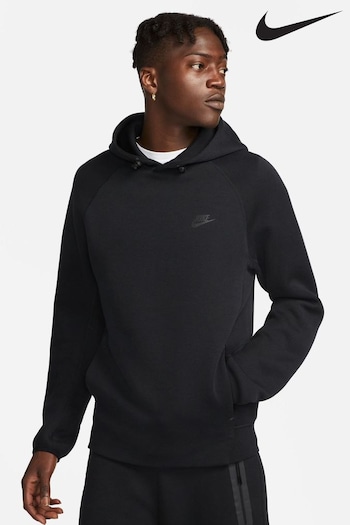 Nike Black Tech Fleece Pullover Hoodie (D60394) | £110