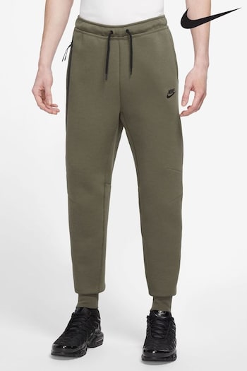 Nike Olive Green Tech Fleece Joggers (D60397) | £100