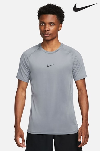Nike Smoke Grey Pro Dri-FIT Slim ShortSleeve Top (D60425) | £33