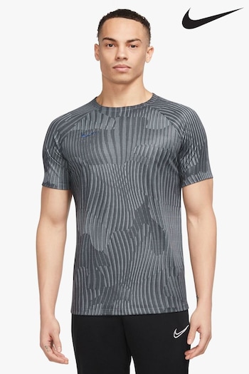 Nike Grey/Black Dri-FIT Academy Training T-Shirt (D60456) | £33
