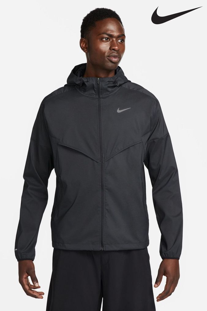 Long nike sale windbreaker jacket