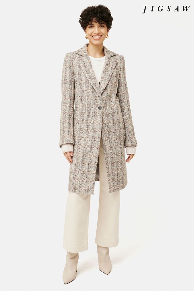 Buy Women s Jigsaw Coats Grey Online Next UK