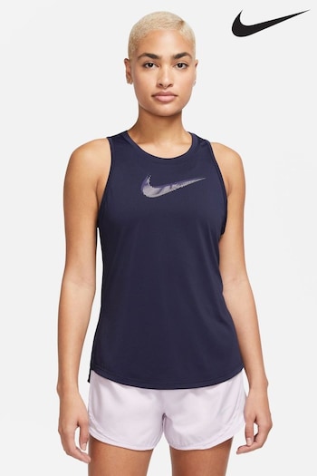 Nike Dark  Purple Dri-FIT Swoosh Vest Top (D60646) | £28