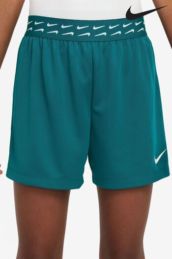 Nike Teal Green Dri-FIT Trophy Training Shorts Baroque-print (D60665) | £23