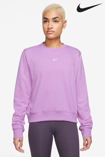 Nike Purple Dri-FIT One Long-Sleeved Crew-Neck Top (D60688) | £55