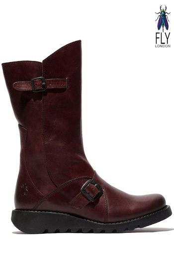 Fly London Mid Calf Moire Boots (D60899) | £165