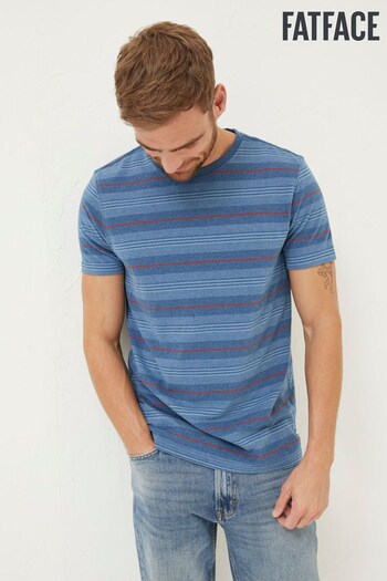 FatFace Blue Padstow Stripe T-Shirt (D60928) | £25