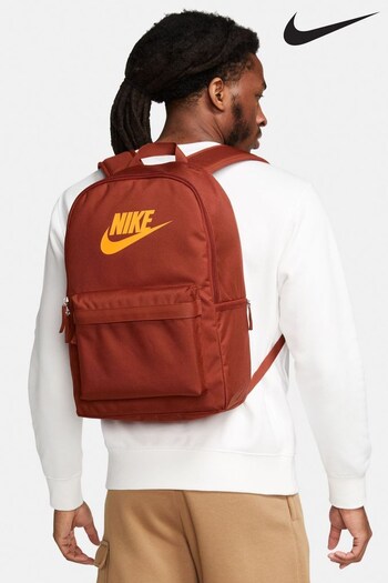 Nike Orange Heritage Backpack (D61150) | £30