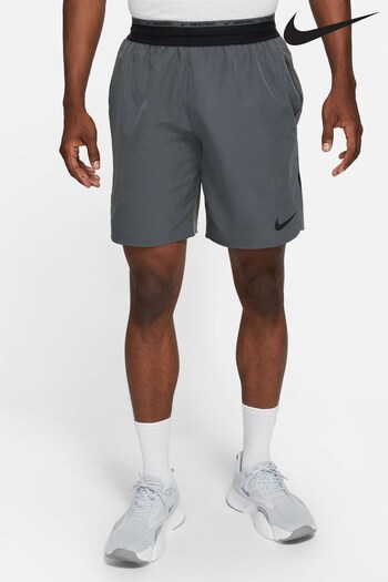 Nike tank Pro Grey Dri-FIT Flex Rep Shorts (D61158) | £70
