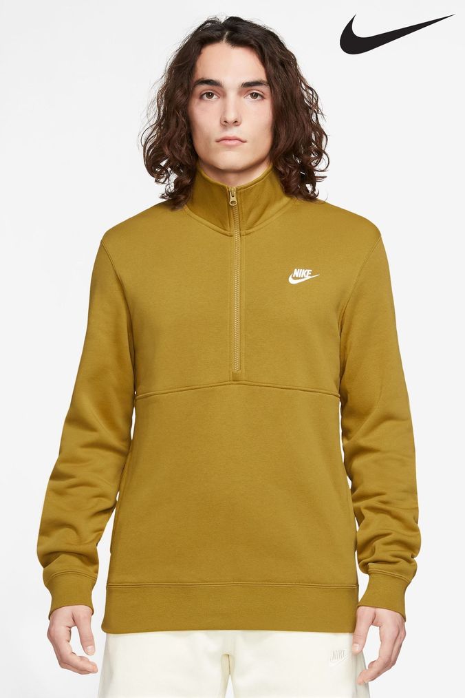Buy Men s Nike Green Plain Sweatshirtsandhoodies Online Next UK