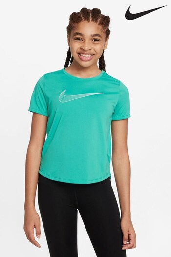 Nike Green Performance Dri-FIT One T-Shirt (D61192) | £25
