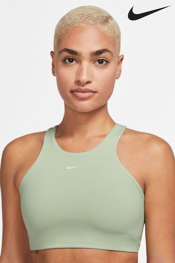 Nike Mint Green Yoga DriFIT Alate Medium Support Lightly Lined Sports Bra (D61221) | £40