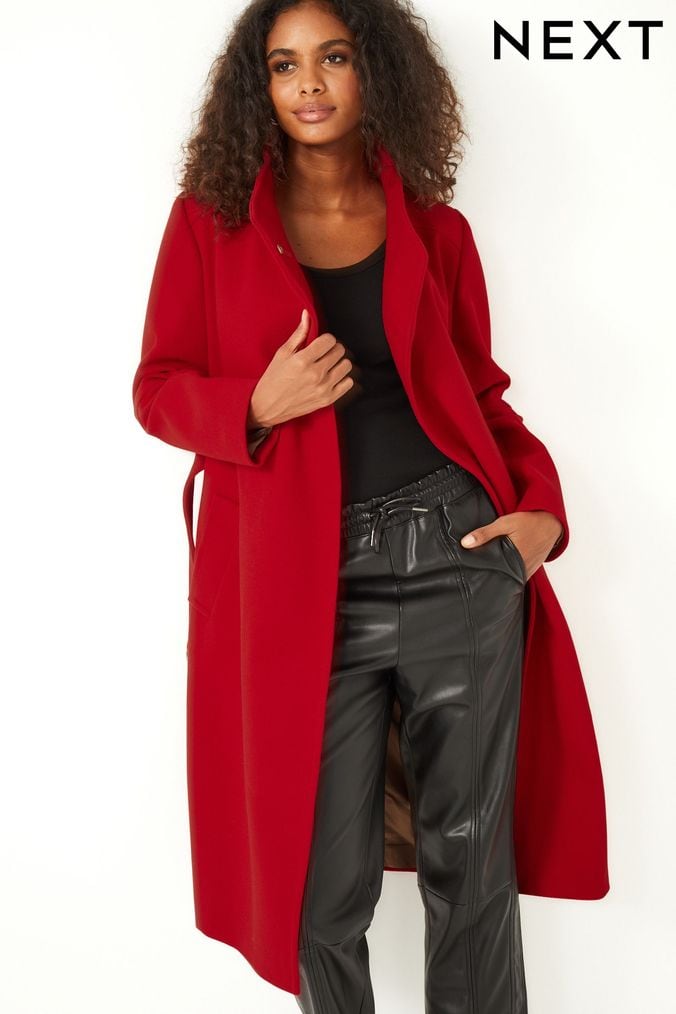 Ladies red sale coat next