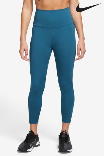 Nike thick Blue Dri-FIT One Crop Leggings (D61244) | £40