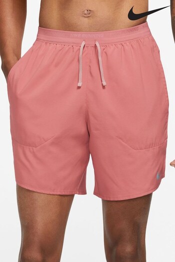 Nike Light Pink Dri-FIT Stride 7 Inch Running Shorts (D61254) | £45