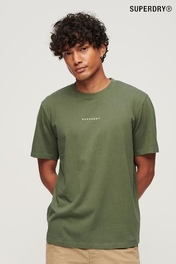 Superdry Green Code Surplus Logo Oversized Relaxed Fit T-Shirt (D61294) | £27