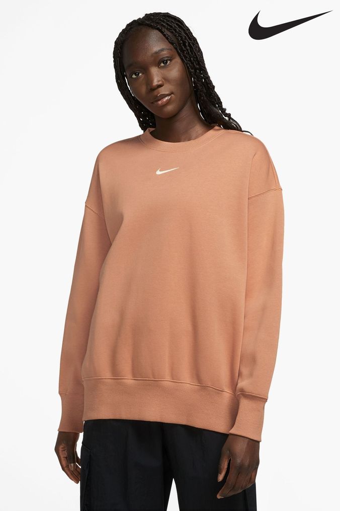 Nike swoosh sweatshirt on sale womens