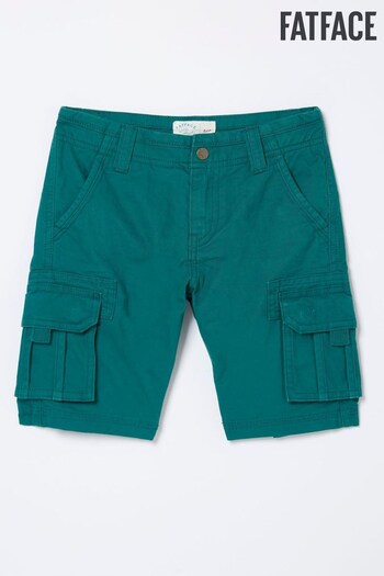 FatFace Green Lulworth Cargo Shorts (D61485) | £20