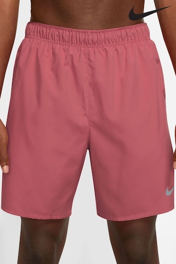 Nike Light Pink 7 Inch Dri-FIT Challenger Lined Running Shorts (D61514) | £35