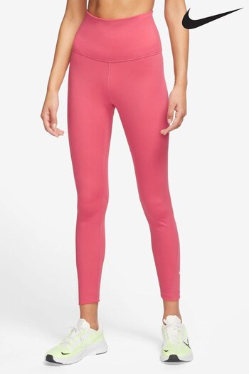 Nike Bright Pink One High-Waisted 7/8 Leggings (D61523) | £45