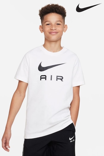 Nike White/Black Sportswear T-Shirt (D61551) | £20