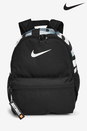 Nike Black Brasilia JDI Kids' Mini Backpack (11L) (D61557) | £23
