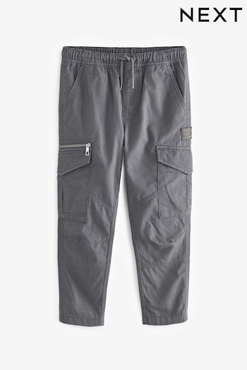 Charcoal Grey Cargo Trousers (3-16yrs) (D61561) | £18 - £23