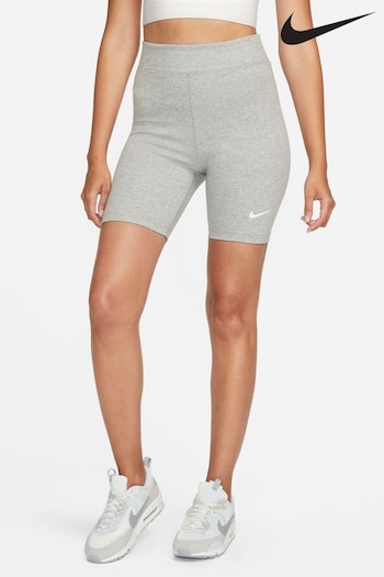 Nike Grey Sportswear High Waisted 8 Cycling Shorts (D61585) | £28