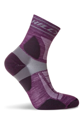 Hilly Purple Trail - Anklet - Medium - Socks (D61630) | £14.50