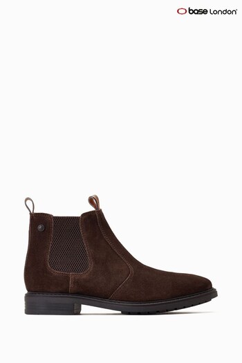 Base London Nelson Pull On Brown Chelsea Boots (D61674) | £80