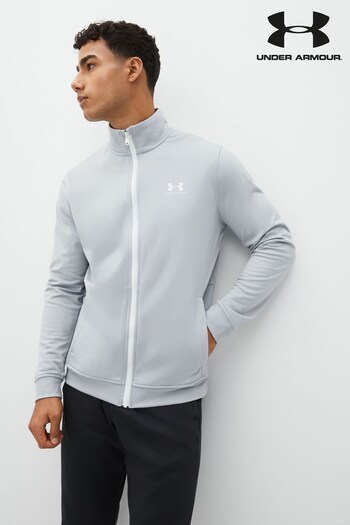 Under Armour Grey Sportstyle Tricot Jacket (D61791) | £53