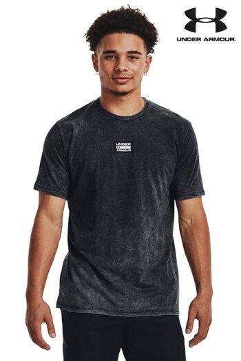 Under Armour Elevated Core Wash Black T-Shirt (D61835) | £36