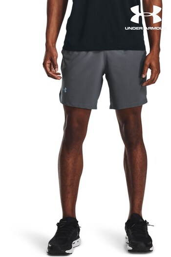 Under Armour Grey Launch 7'' Shorts (D61856) | £36