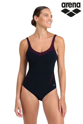 Arena Womens Bodylift Isabel B-Cup Black Swimsuit (D61978) | £57