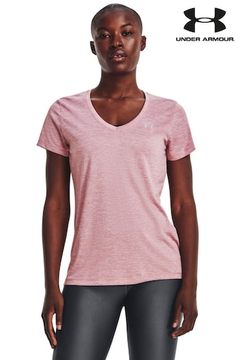 Under Armour Pink Tech SSV - Twist T-Shirt (D62013) | £25