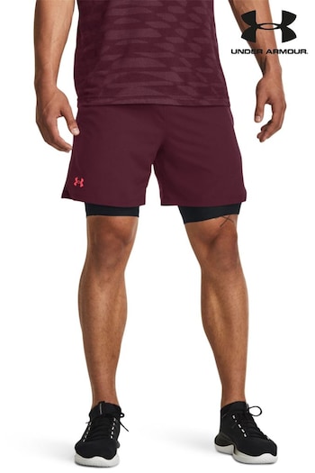 Under Armour Red Vanish Woven 6in Shorts (D62076) | £40